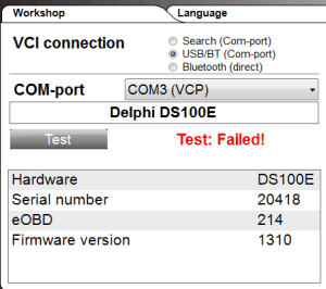 delphi ds100e failure