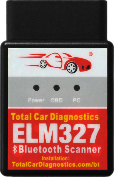 Allstric® Obd2 Diagnostic Voiture multimarque. Elm 327 Outils Diagnostics  système Moteur OBD-II. OBD2 Bluetooth Original pour Diagnostic Voiture.