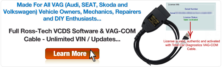 USB Cable KKL VAG-COM 409.1 OBD2 II OBD Diagnostic Scanner VW/Audi/Seat  VCDS 