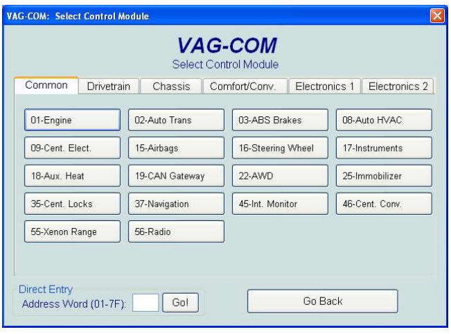vag-com-select-control-module