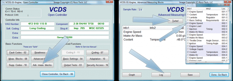 A3 (8V) - VAG Coding