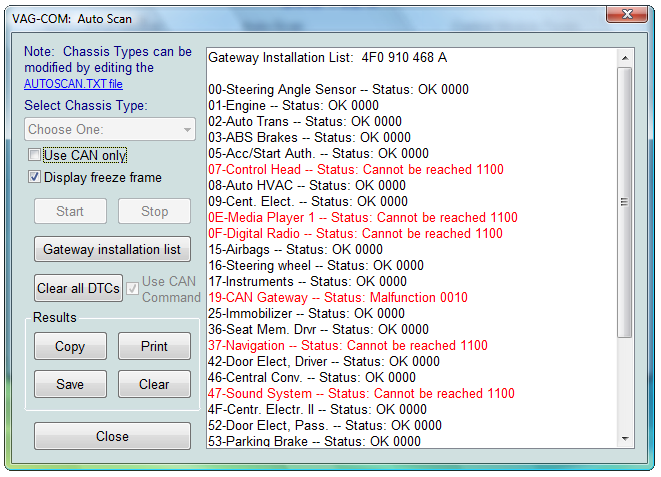 VCDS / VAG-COM - Reading Fault Codes - ilexa Onboard Diagnostics