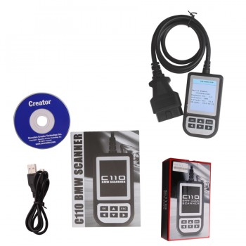 BMW C110 Scan Tool (OBD2/EOBD): Read Airbag, ABS, Engine, Electronics, Transmission