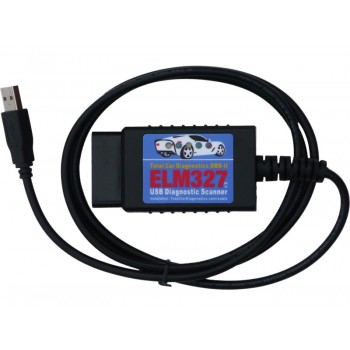 ELM327 USB Auto Diagnostic Scanner: OBD Scan Tool for OBD2, OBDII Cars, Vans, Trucks