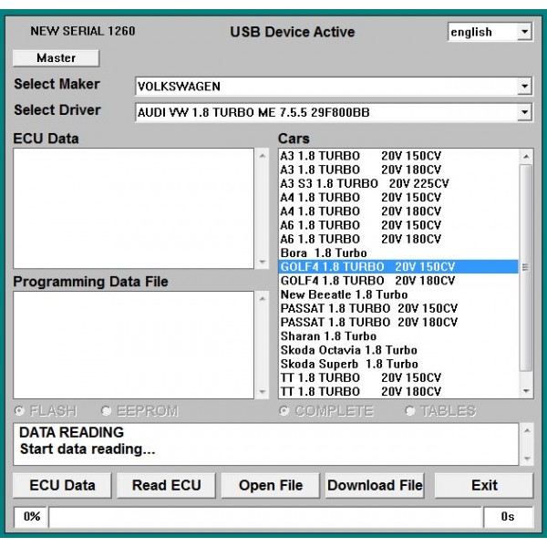 Galletto 1260 Drivers Windows 7