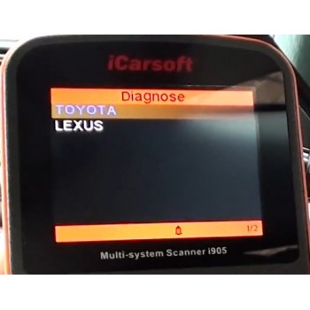 iCarsoft i905 Toyota Diagnostics Scanner for 1996+ Cars (OBD2, EOBD, JOBD, JDM)