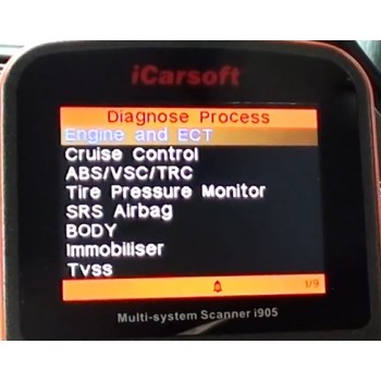 iCarsoft i905 Toyota Diagnostics Scanner for 1996+ Cars (OBD2, EOBD, JOBD, JDM)