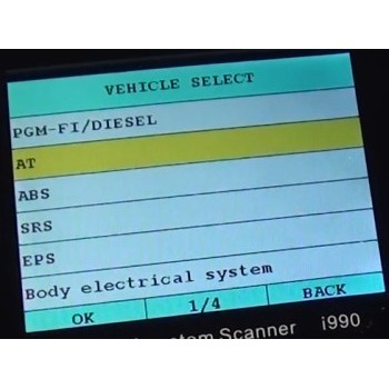 iCarsoft i990 Honda/Acura Diagnostics Scanner for 1996+ Cars (OBD2, EOBD, JOBD)