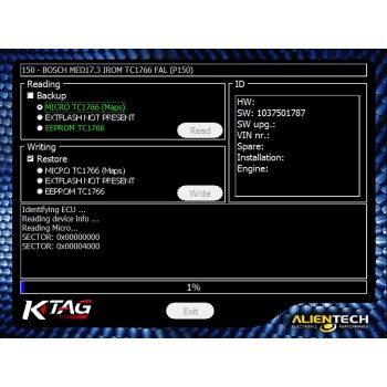 KTag Chiptuning Kit: Alientech K-Tag Chip Tuning for Car/Engine Remapping & Programming