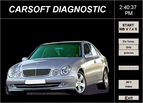 carsoft mercedes 7.4 software